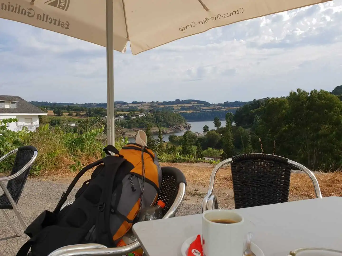 Prestávka na Camino — café v Galícii s výhledom