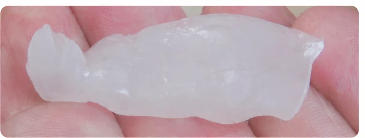 Vizuální postup pro tři zadní zuby dole — princip vloženia Denticor můstku s novými zuby a jeho dotvarovania o okolní zuby