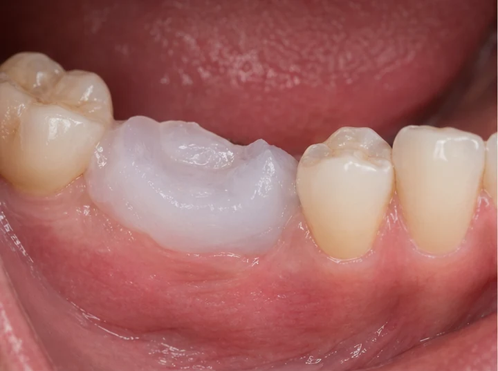 Vizuální návod — chybějící horní premolár